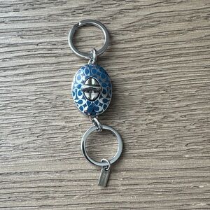 Blue and Silver Keychain